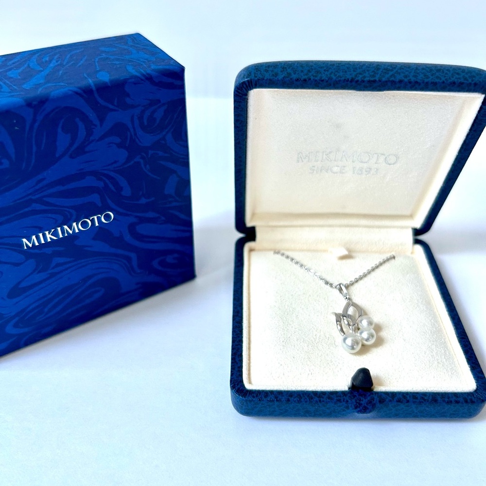 Mikimoto Akoya Pearl Pendant Necklace – Sterling Silver